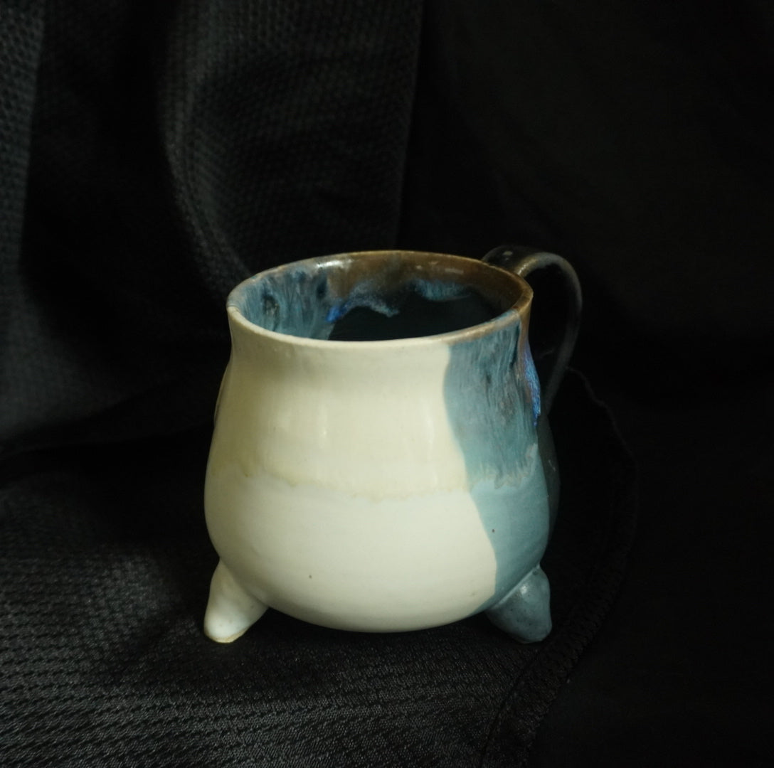 Cauldron Moon Mugs with bat or moth design