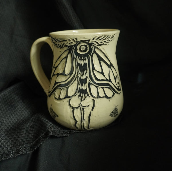 Lady Butt Moth Mug