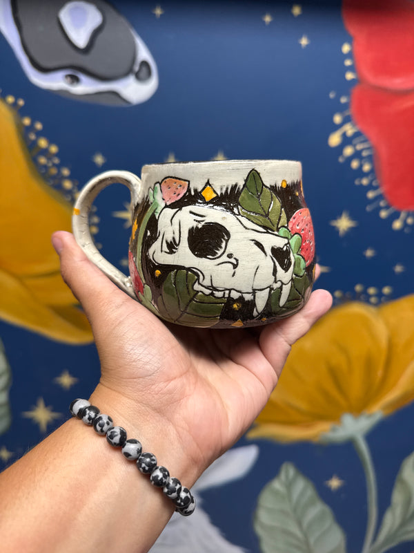 Gothic Rabbit and Skull