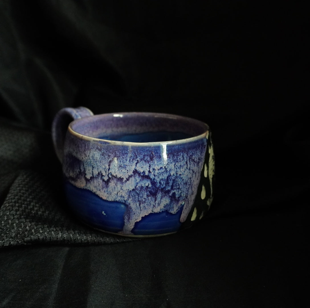 Death Moth Mug Gold or Purple