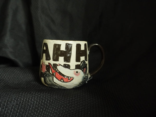 Opossum in the Fire Rage Mug