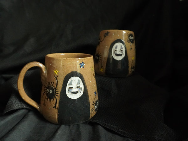 No Face and Soot Sprite Mug