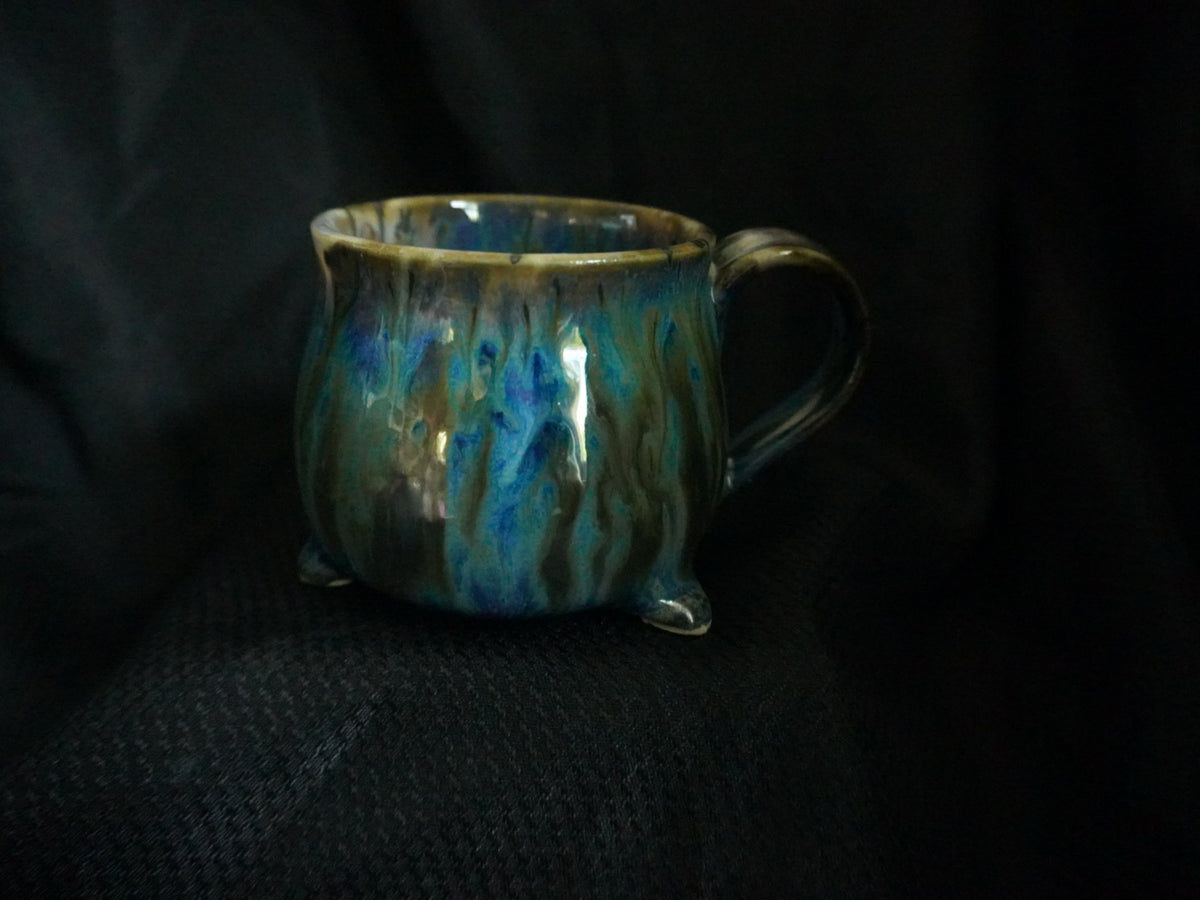 Cauldron Moon Mugs with bat or moth design