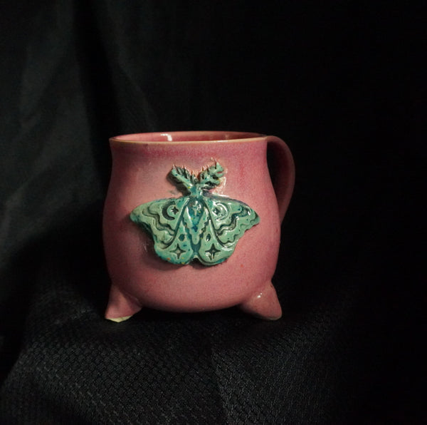 Cauldron Moth Mugs Pink