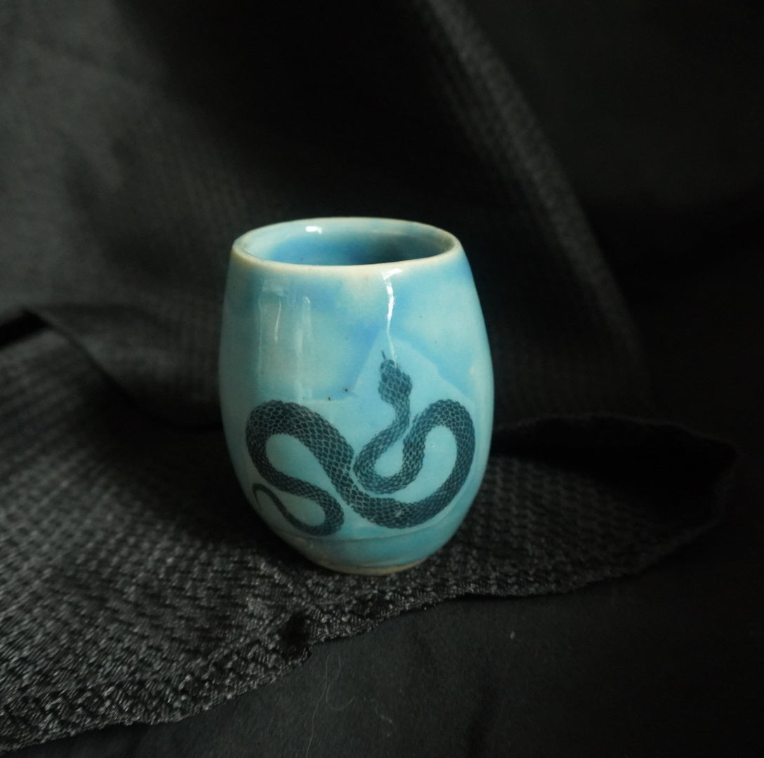 Tattooed Small Bud Vase