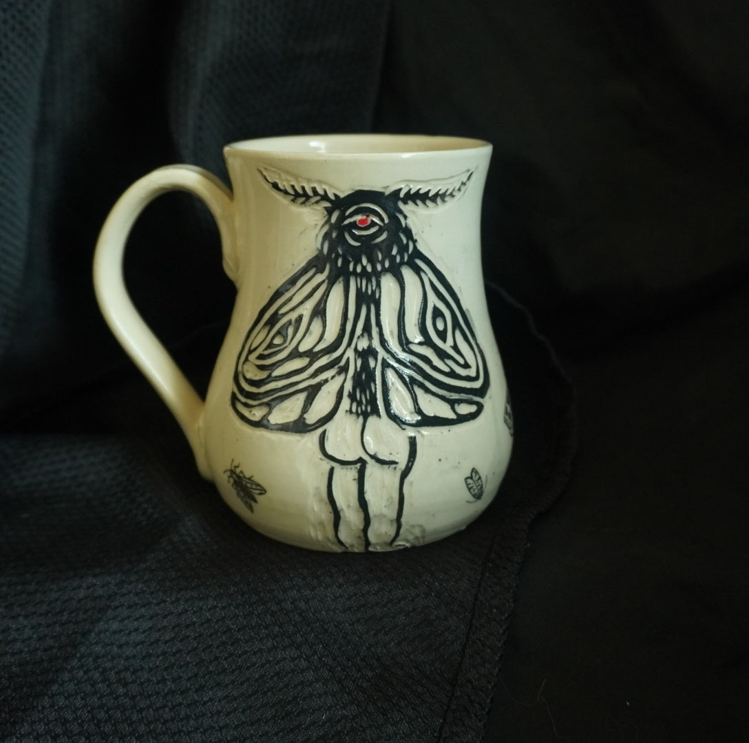 Lady Butt Moth Mug