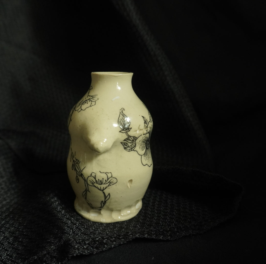 Tattooed Small Bud Vase