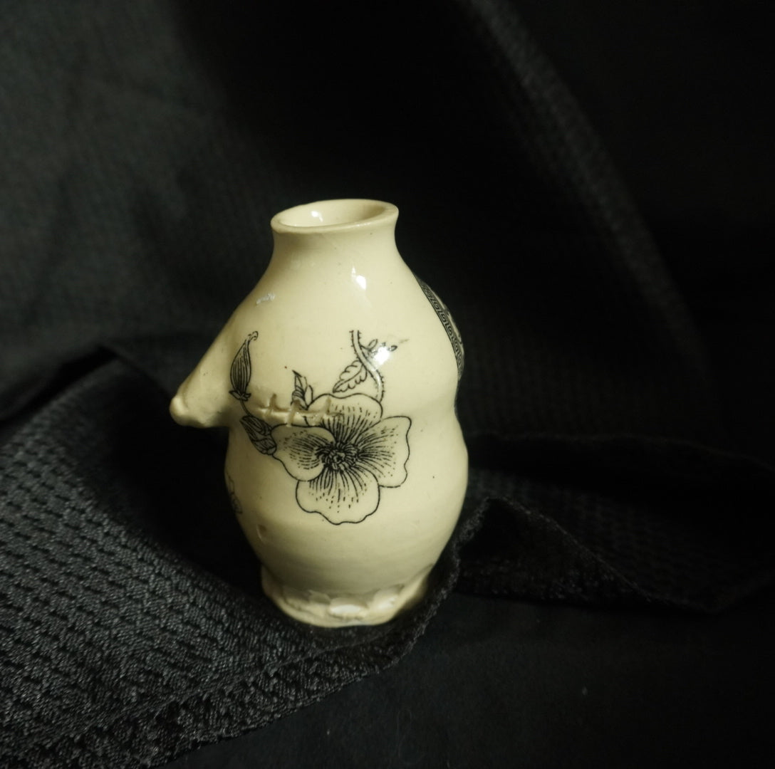 Tattooed Small Bud Vase