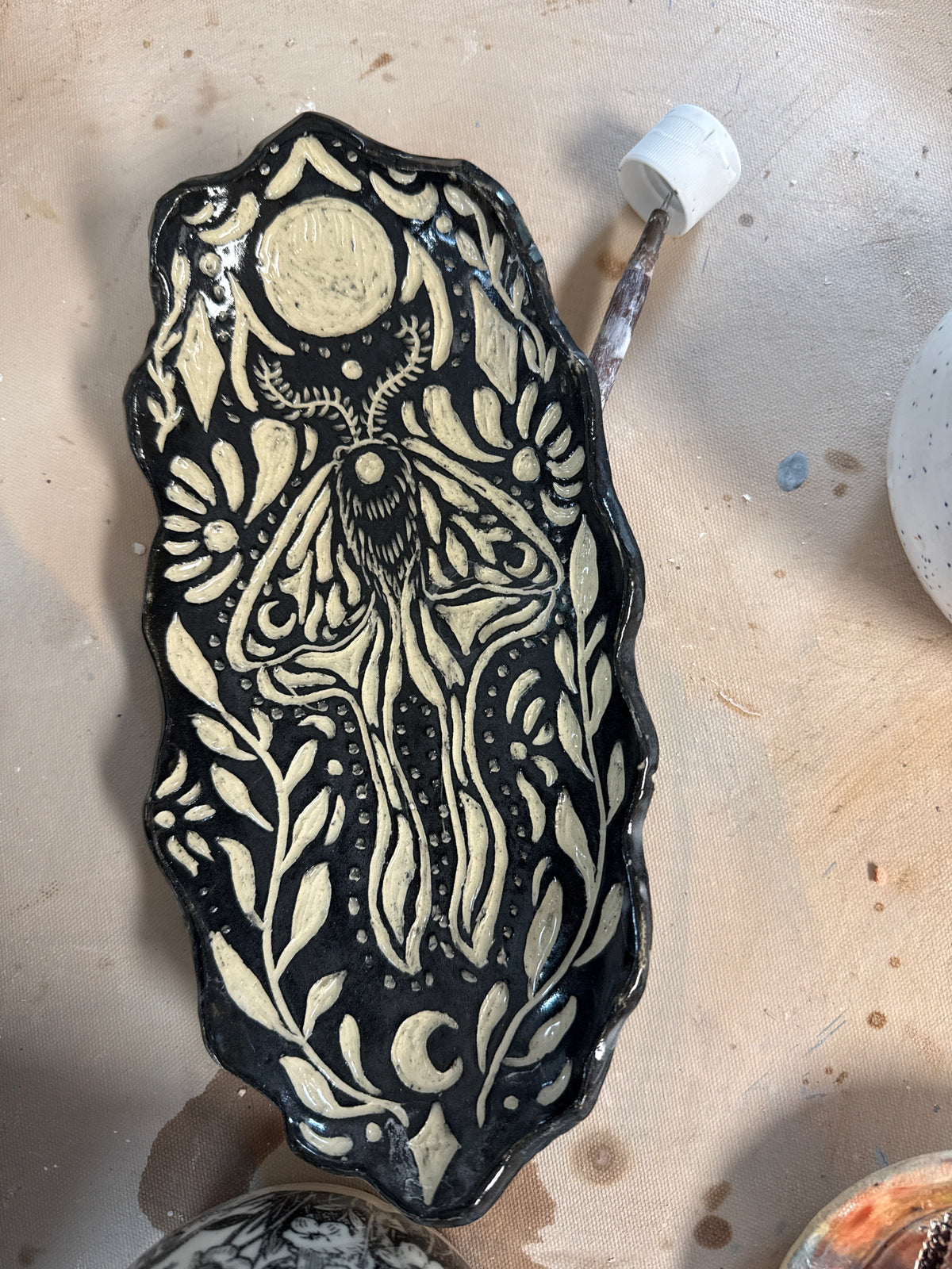 Large lunar platter