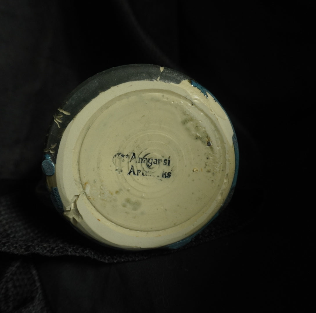 Sgraffito No Face Mug