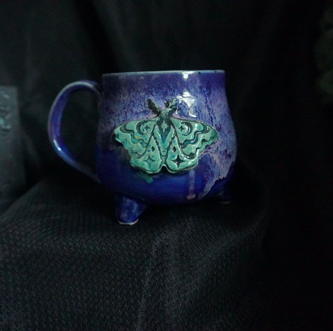 Cauldron Moth Mugs Pink