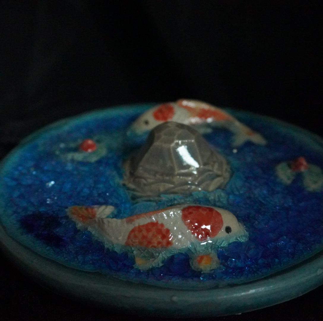 Koi Fish Incense Burner