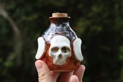 Skull Moon Jar