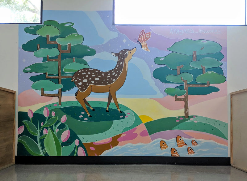 Deer Mural